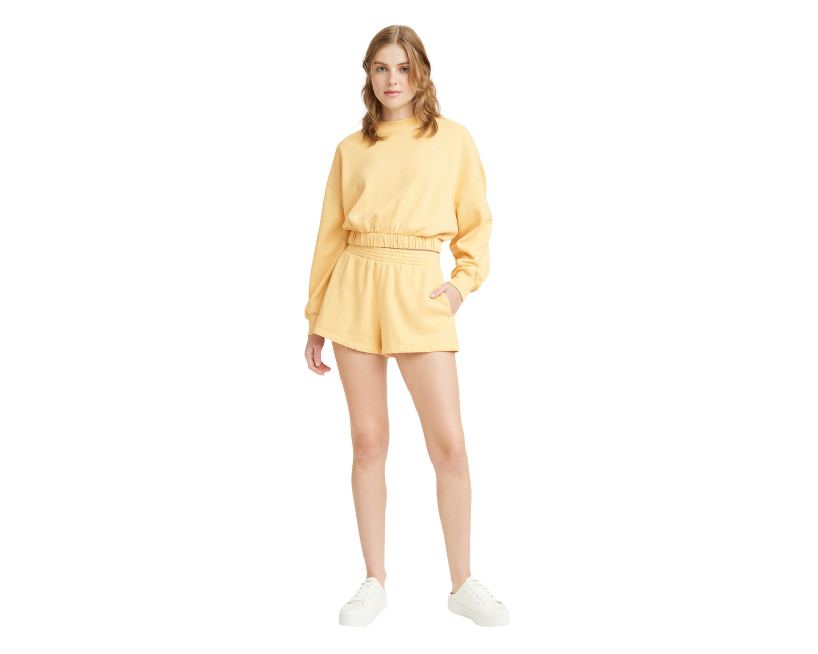 Foto 5 pulgar | Short Levi's Marty Sweat A0844-0005 color Amarillo