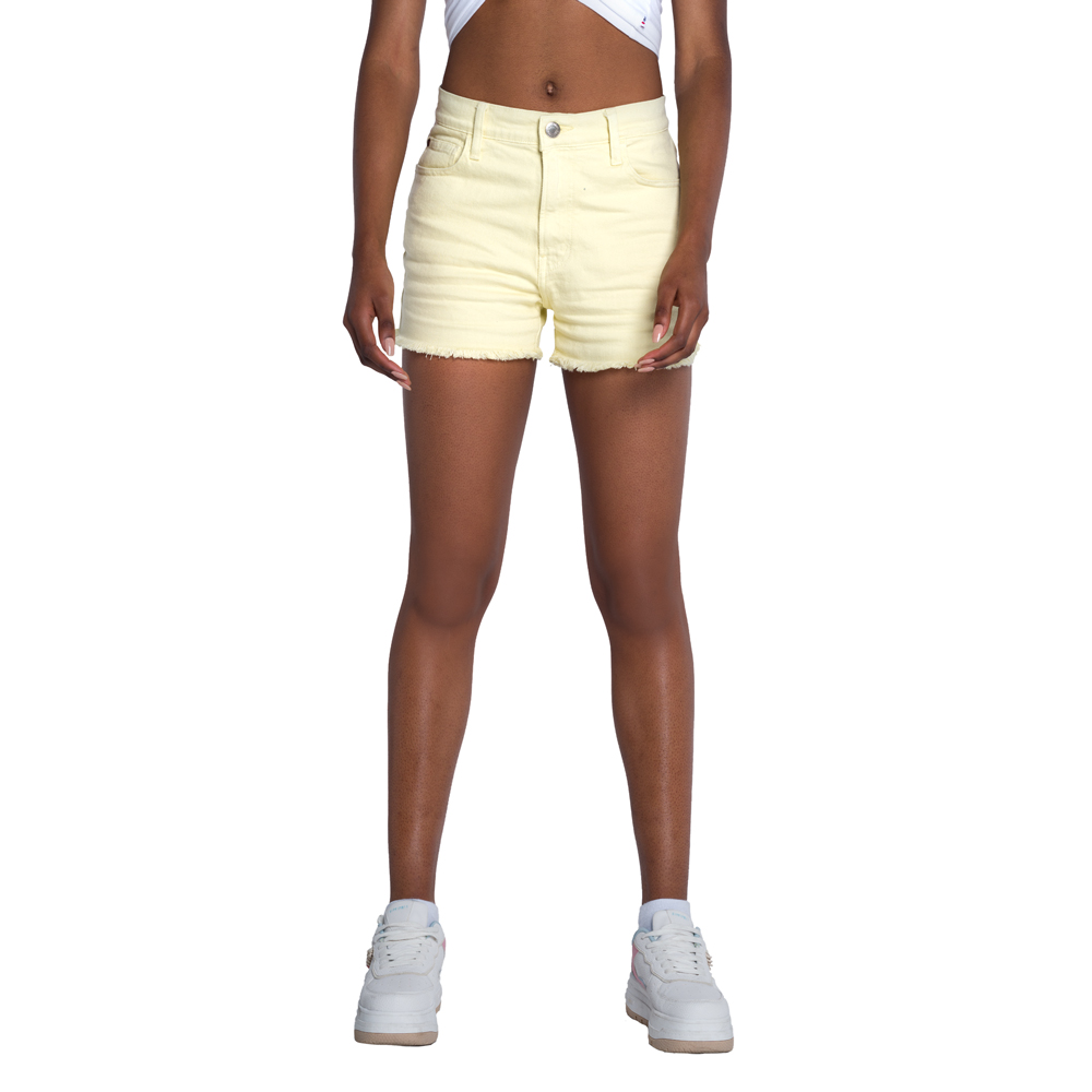 Foto 1 | Short de Mezclilla Oggi SHOR2312506 color Amarillo para Mujer