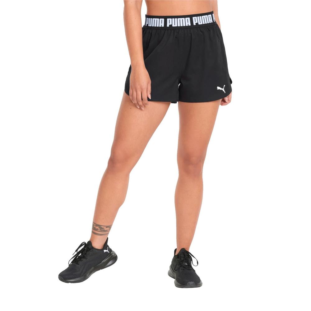 Foto 4 | Short Puma Train Strong para Mujer 521806-01 Negro