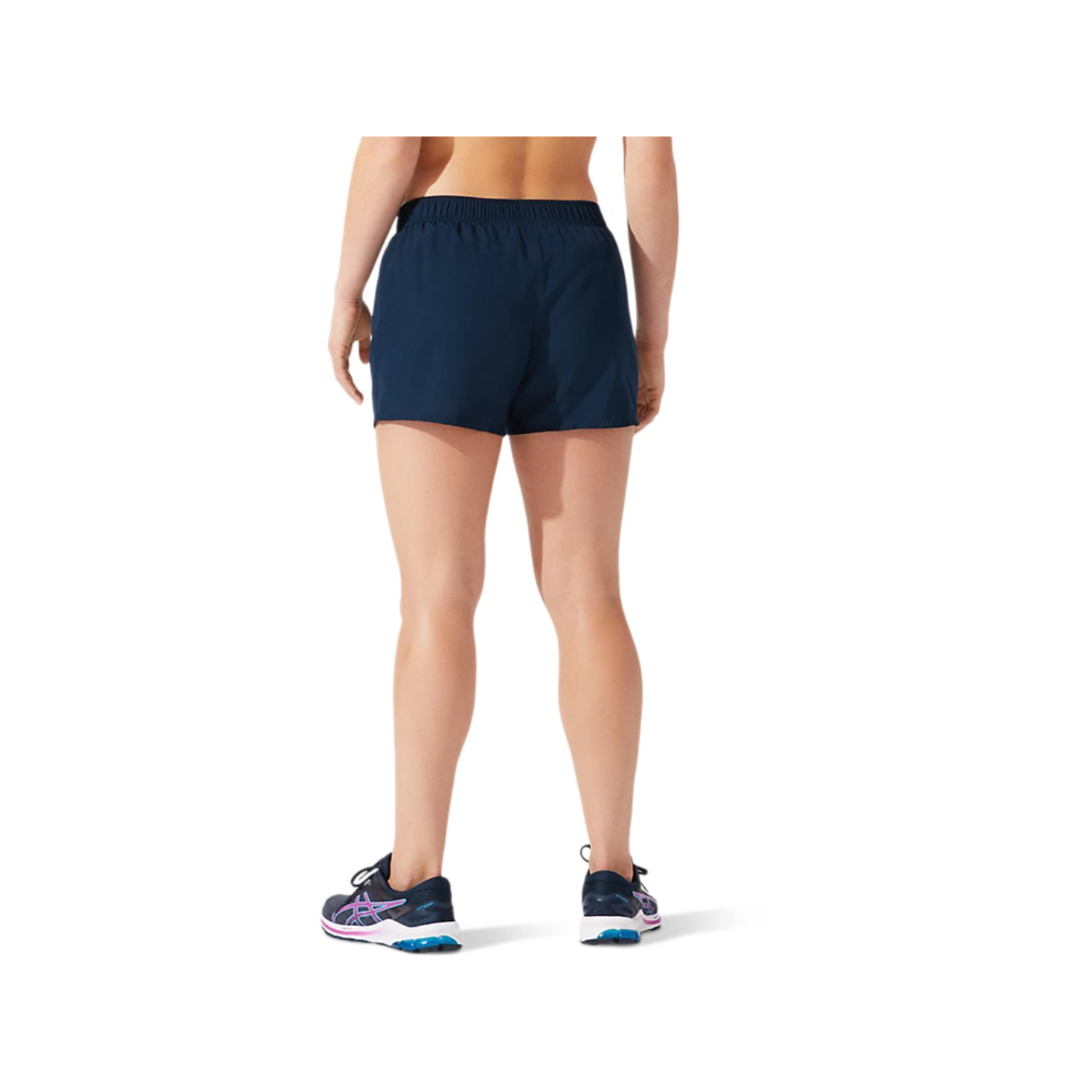 Foto 3 pulgar | Short Asics Azul para Mujer