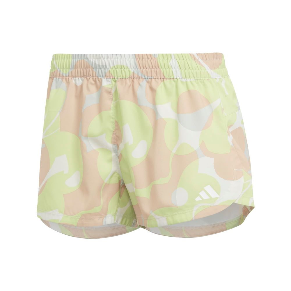 Foto 2 pulgar | Short Adidas Pacer Train Essentials Verde para Mujer