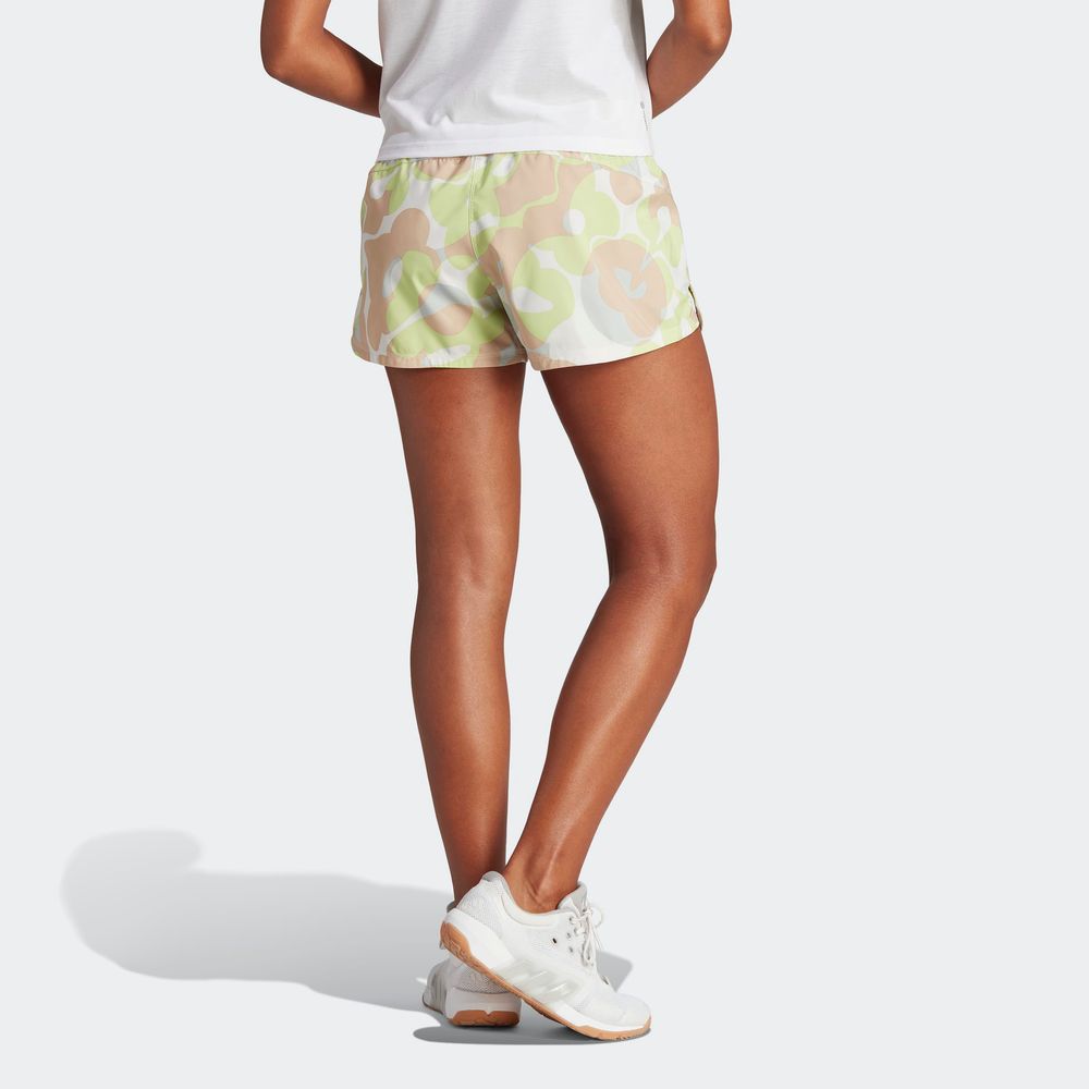 Foto 5 pulgar | Short Adidas Pacer Train Essentials Verde para Mujer