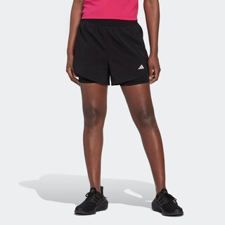 Foto 3 | Shorts Adidas Aeroready 2 en 1 Negro para Mujer