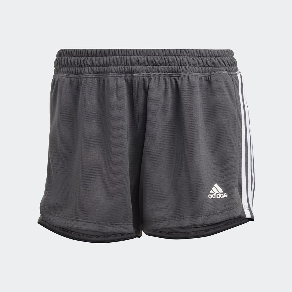 Foto 2 | Shorts  para Mujer Adidas Gris