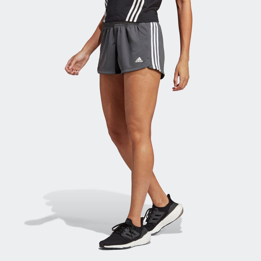 Foto 4 pulgar | Shorts  para Mujer Adidas Gris