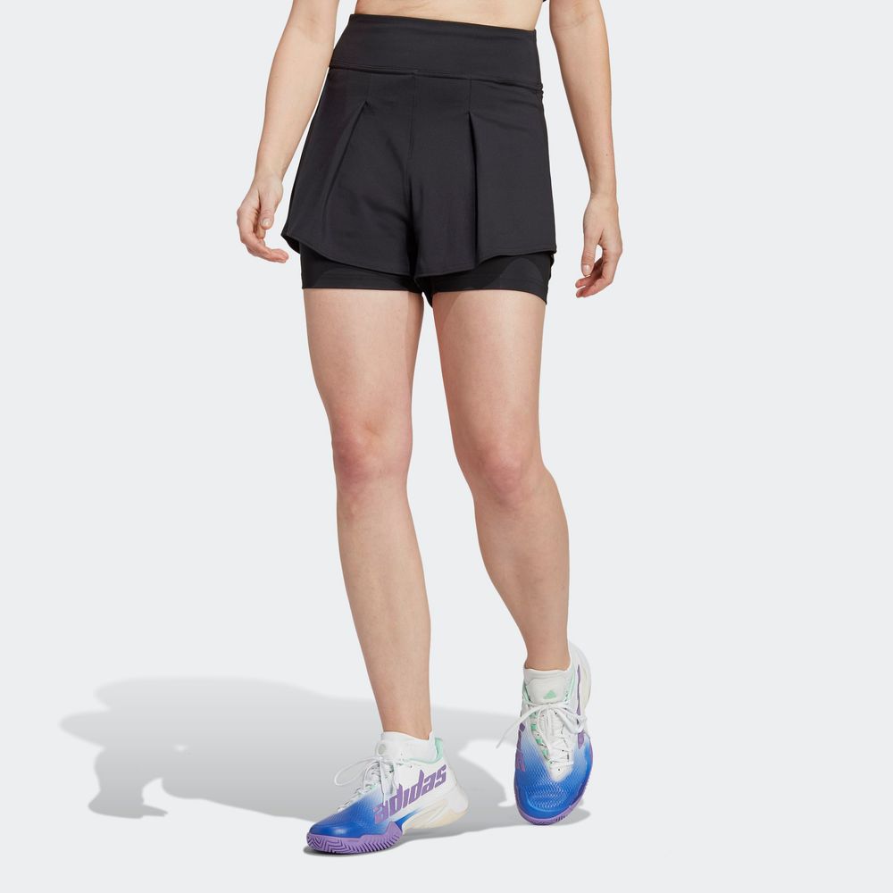 Foto 4 pulgar | Short Adidas Negro para Mujer