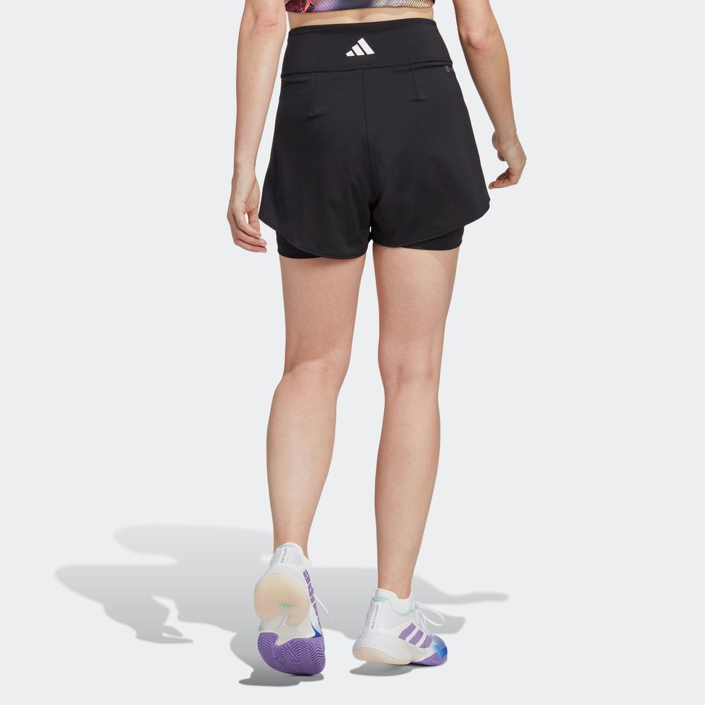 Foto 6 pulgar | Short Adidas Negro para Mujer