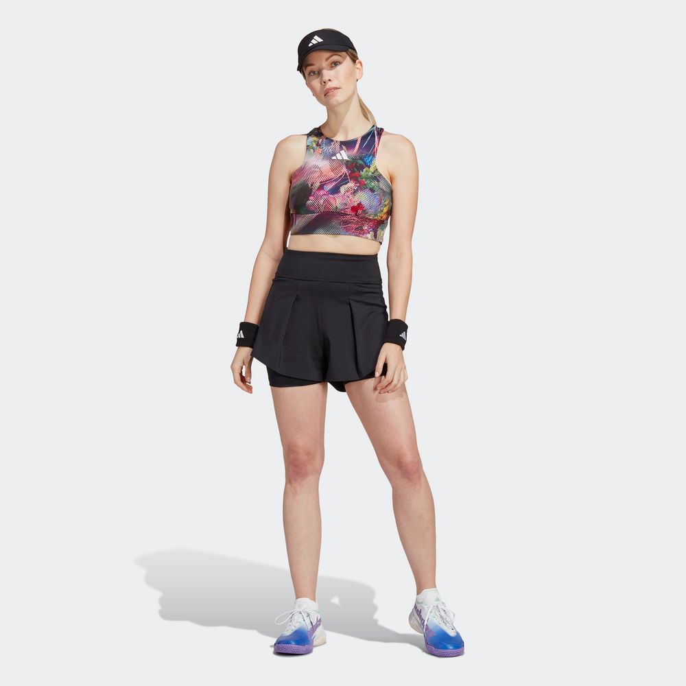 Foto 8 pulgar | Short Adidas Negro para Mujer