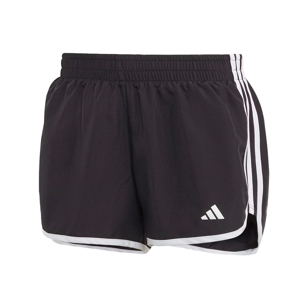 Foto 2 pulgar | Shorts De Running Marathon 20 Adidas Negro Mujer