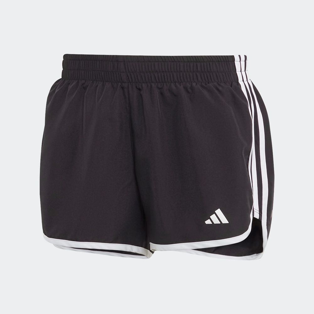 Foto 3 pulgar | Shorts De Running Marathon 20 Adidas Negro Mujer