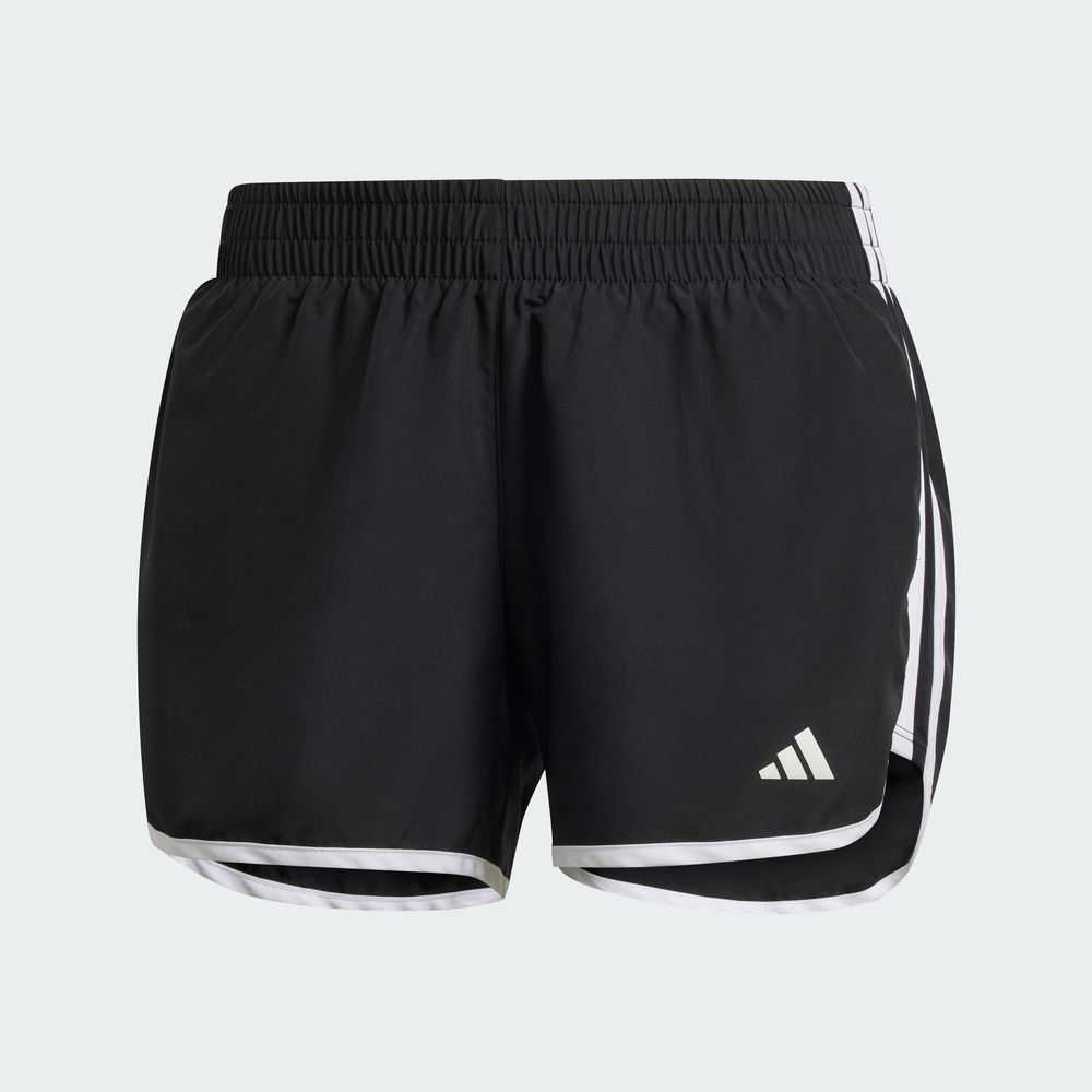 Foto 3 pulgar | Shorts De Running Marathon 20 Adidas Negro Mujer