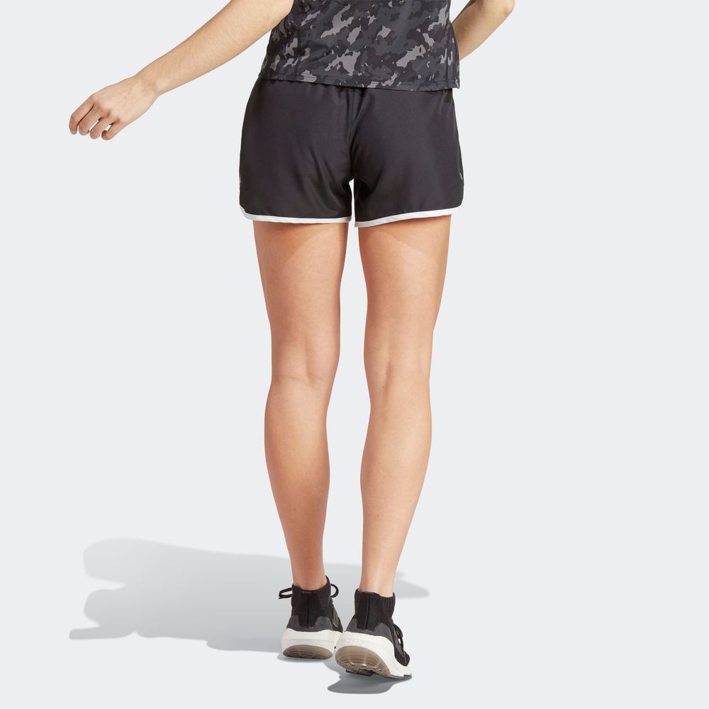 Foto 5 pulgar | Shorts De Running Marathon 20 Adidas Negro Mujer