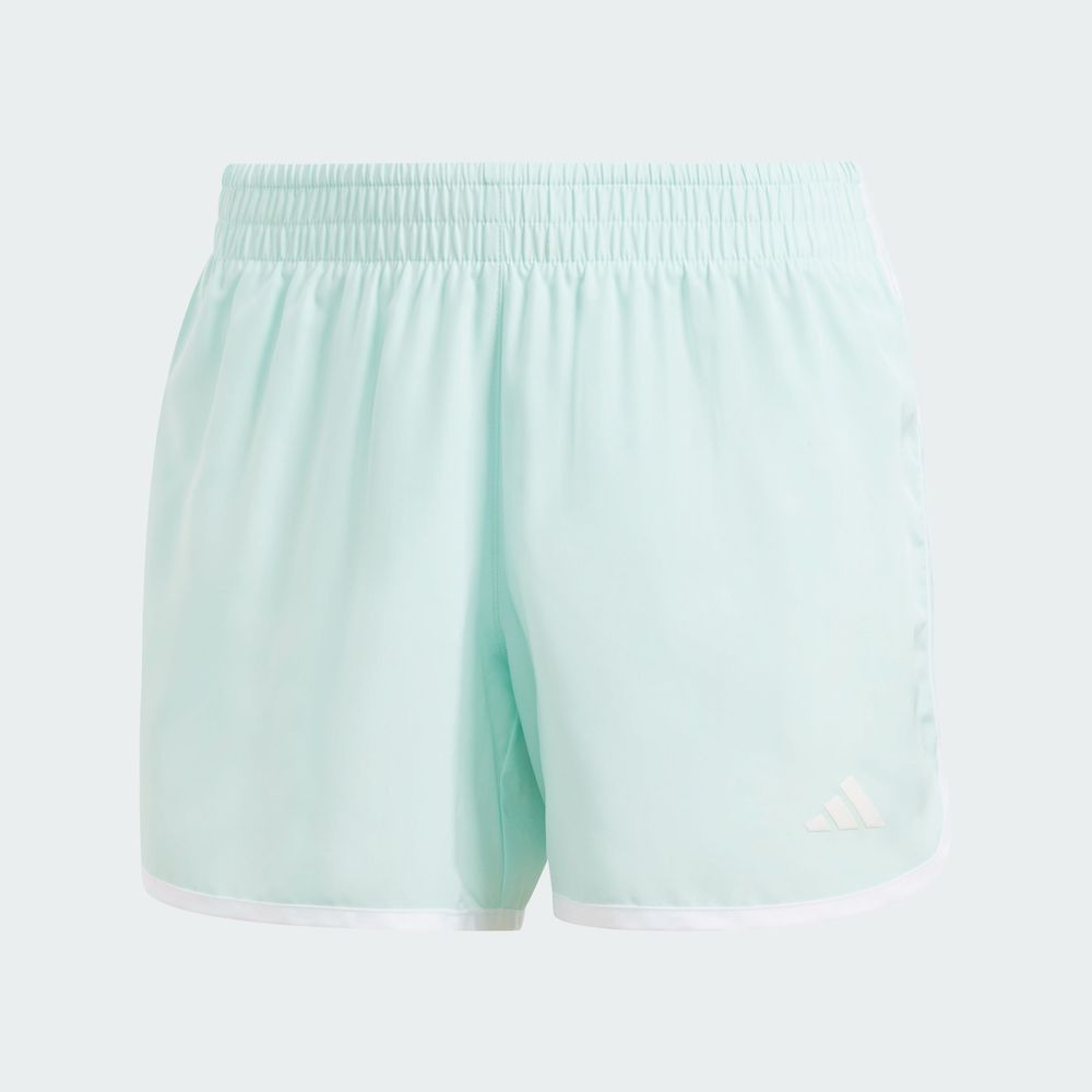 Foto 3 pulgar | Shorts de Running Marathon 20 Adidas Turquesa para Mujer