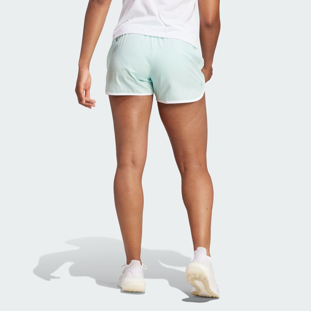 Foto 6 pulgar | Shorts de Running Marathon 20 Adidas Turquesa para Mujer