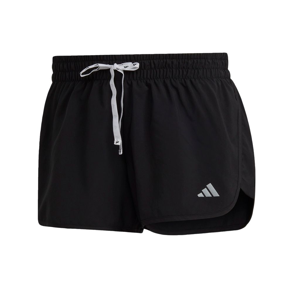 Foto 1 | Shorts Run It Adidas Negro Mujer
