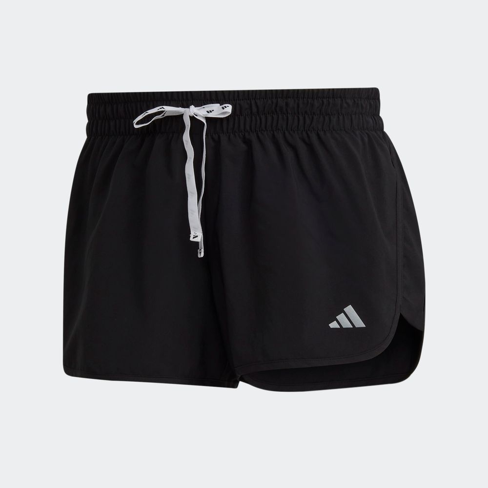 Foto 3 pulgar | Shorts Run It Adidas Negro Mujer