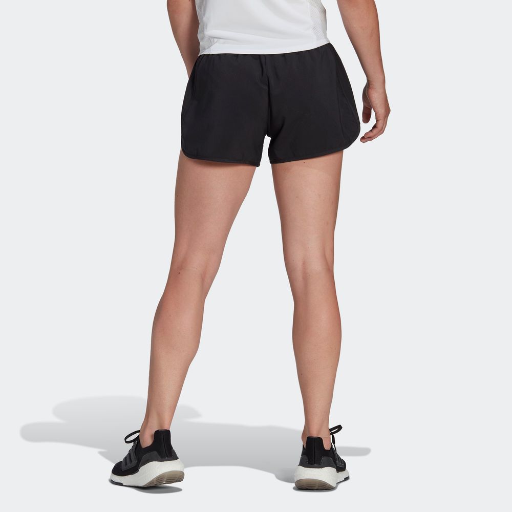 Foto 5 pulgar | Shorts Run It Adidas Negro Mujer