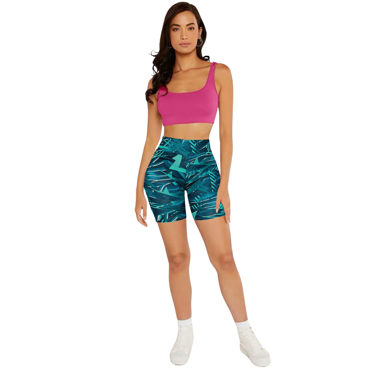 Foto 2 pulgar | Biker Short para Mujer Sh-039 Diseño Único Deportivo