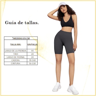 Foto 6 | Short Biker 2 Piezas para Mujer