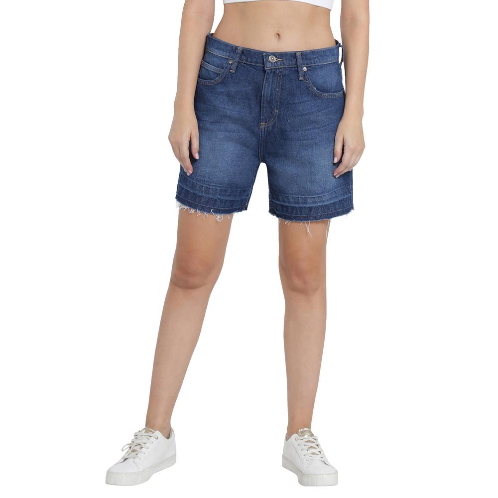 Foto 2 pulgar | Short Lee Casual 440 Azul para Mujer