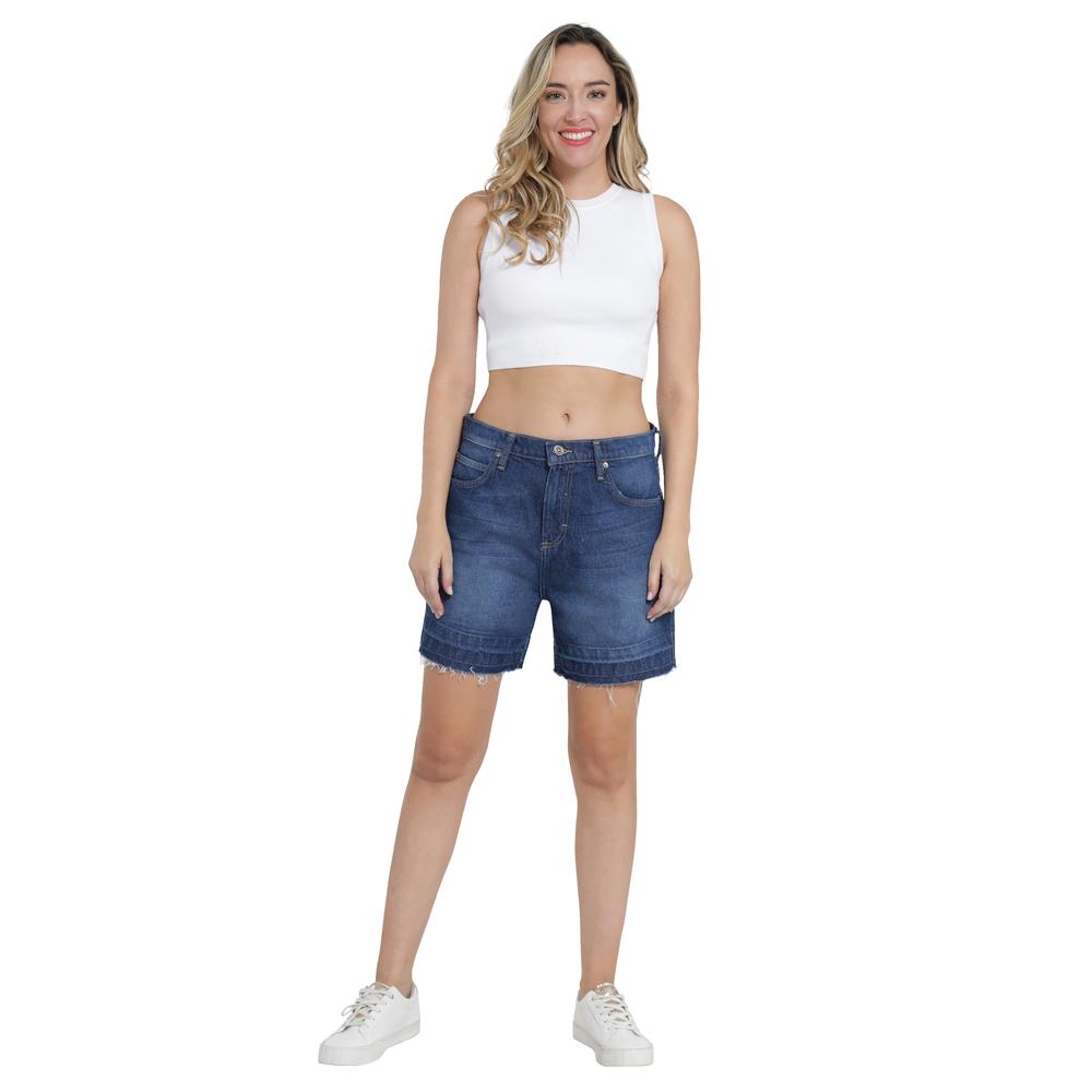 Foto 5 pulgar | Short Lee Casual 440 Azul para Mujer