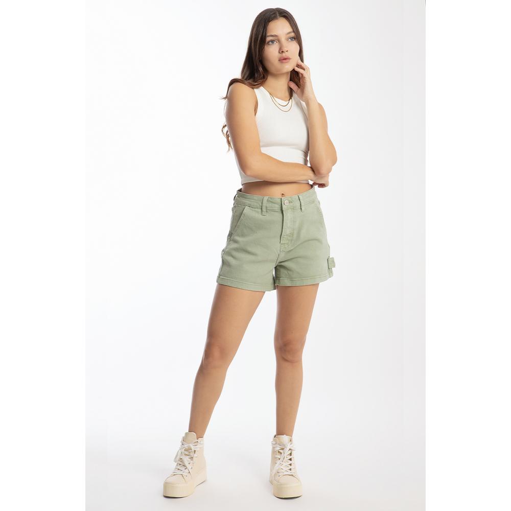 Foto 2 pulgar | Mom Shorts /juvenil 6580 Verde Claro