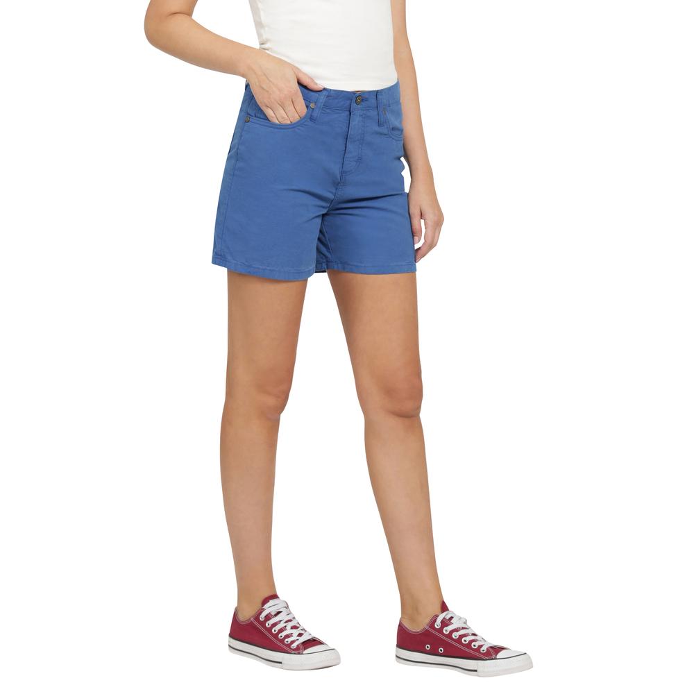 Foto 3 pulgar | Short Lee Casual 449 Azul para Mujer