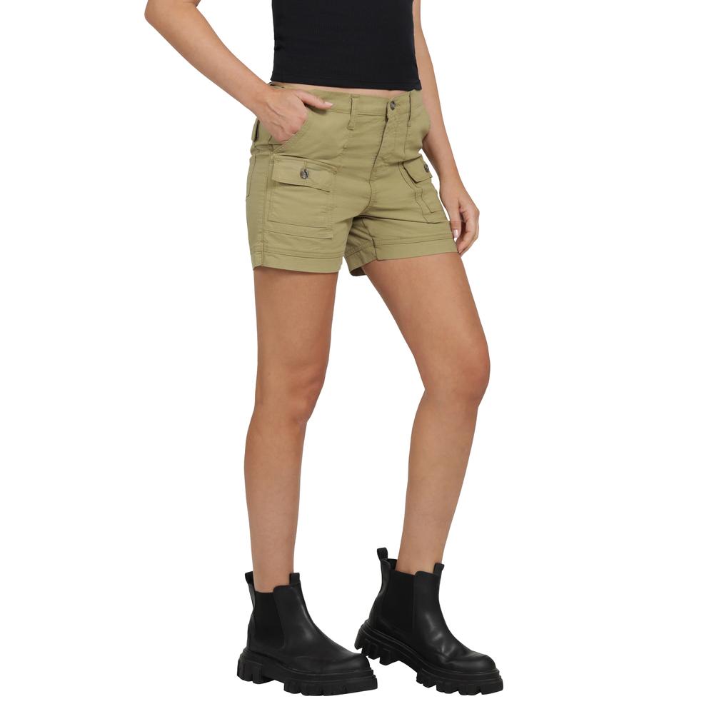 Foto 3 pulgar | Short Lee Casual 433 Verde para Mujer