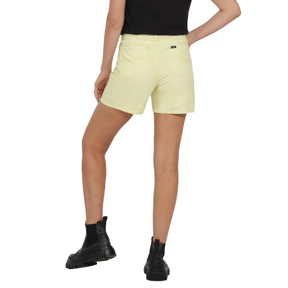 Foto 4 pulgar | Short Lee Casual 474 Amarillo para Mujer