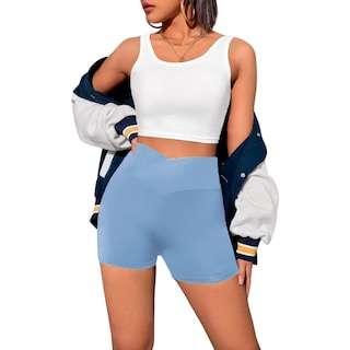 Foto 1 | Short Azul para Mujer