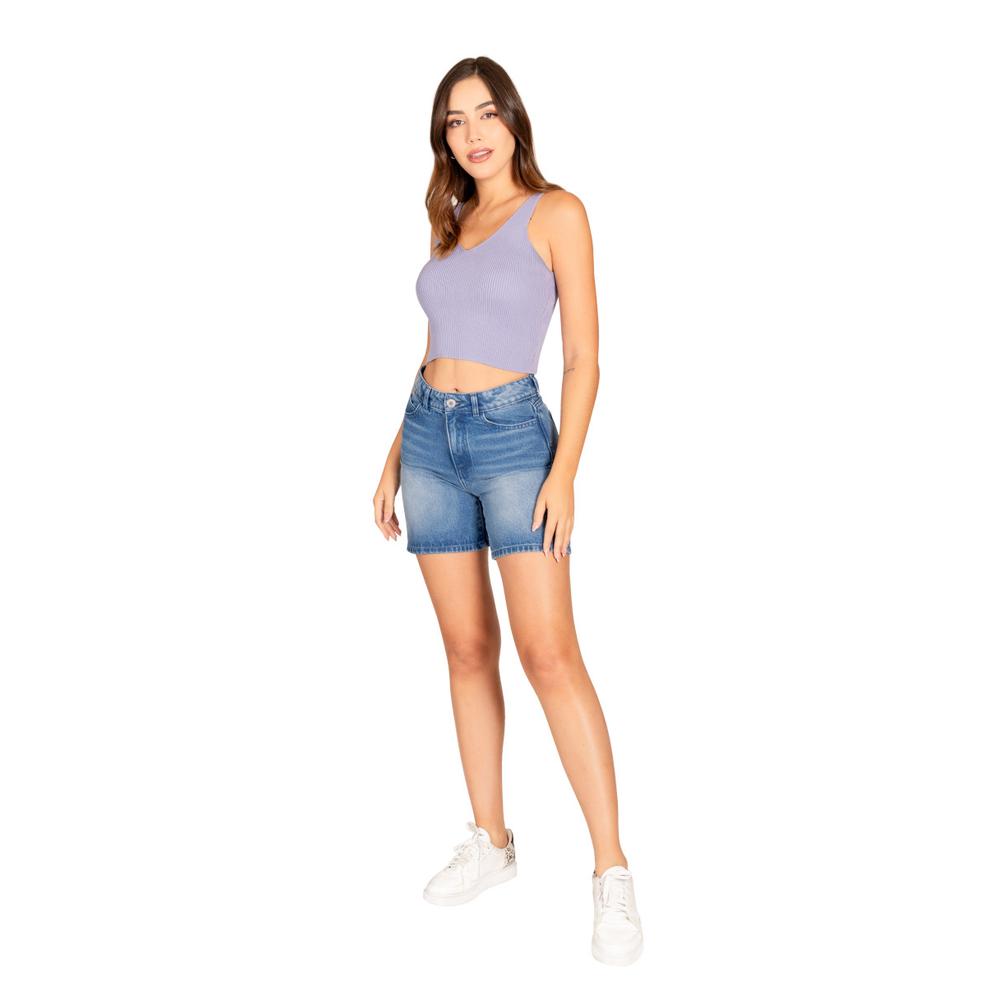 Foto 4 | Short de Mezclilla Jeanswest 5296a Azul para Mujer