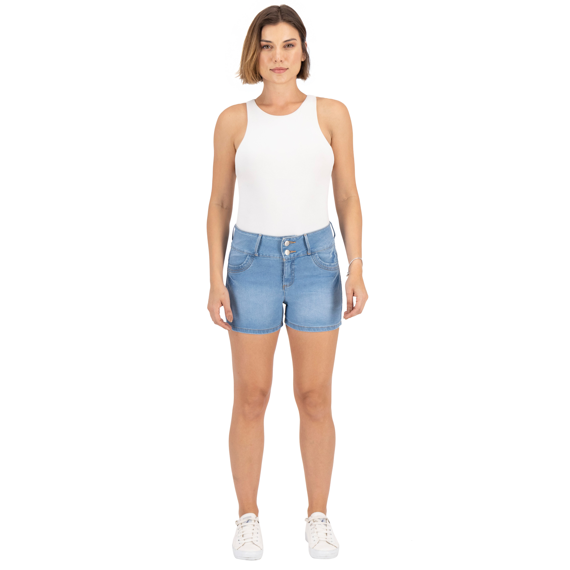 Foto 1 | Short Casual Britos Mezclilla Azul 024982