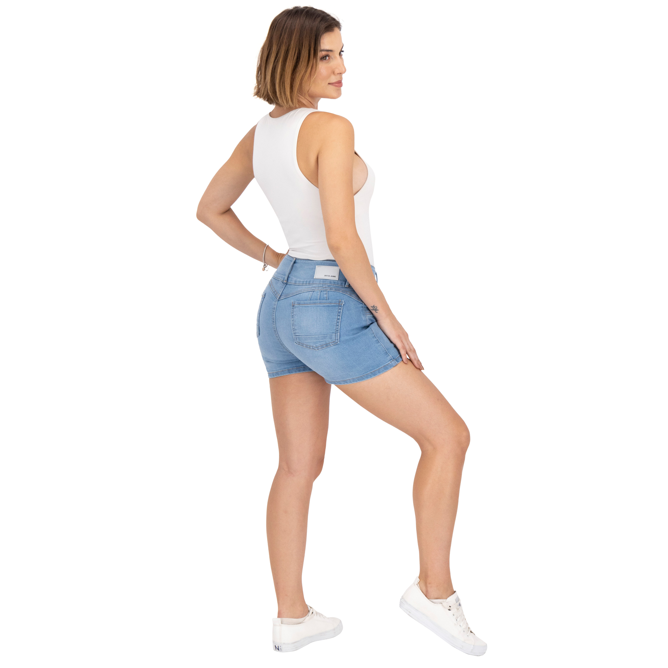 Foto 5 | Short Casual Britos Mezclilla Azul 024982