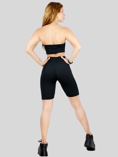 Foto 4 | Short Deportivo Stretch color Negro con Bolsas Laterales