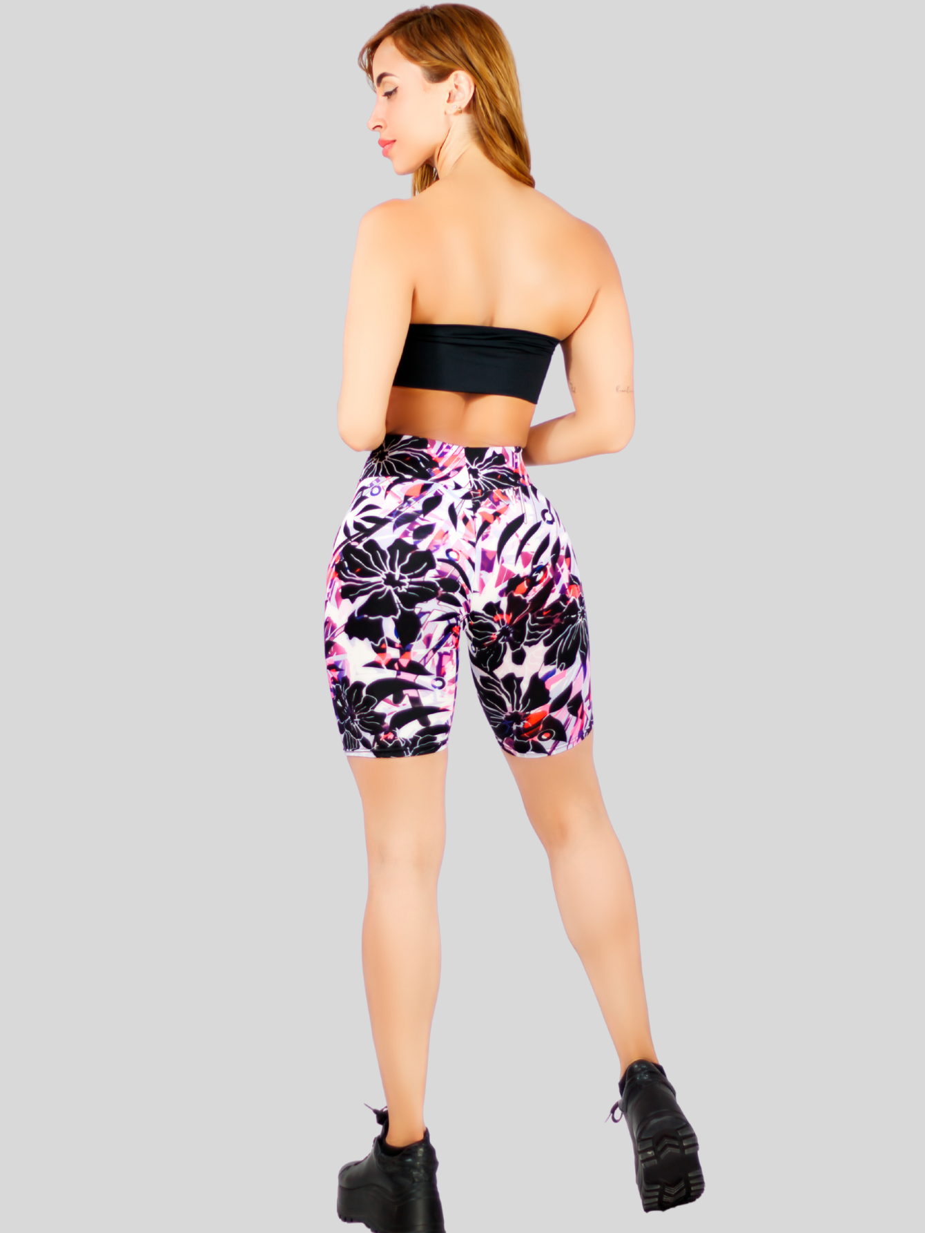 Foto 2 | Short Biker Multicolor para Mujer