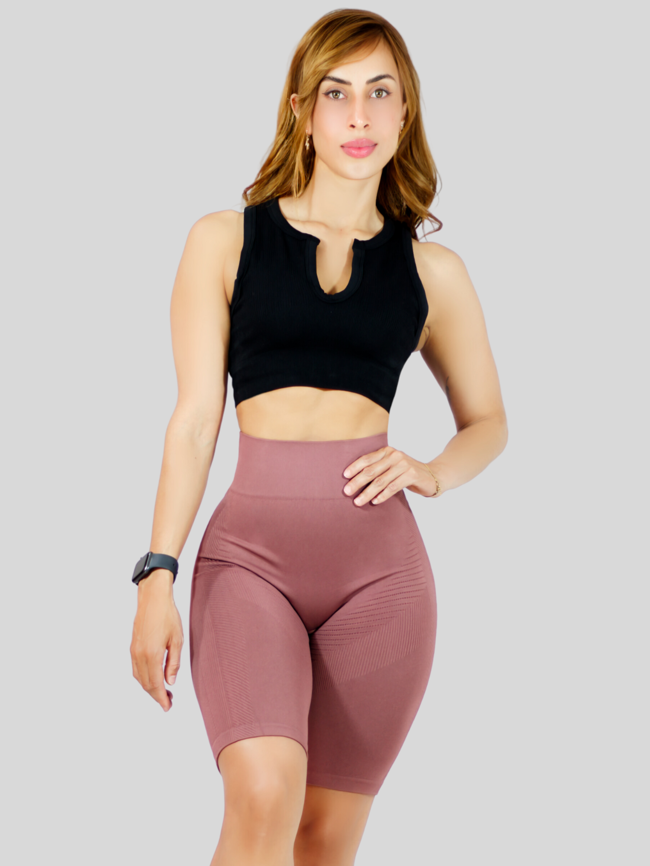 Foto 4 | Short Deportivo de Mujer Sh-051 Coral