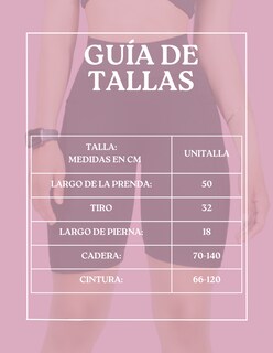Foto 8 | Short Deportivo de Mujer Stretch Lila con Bolsas Laterales