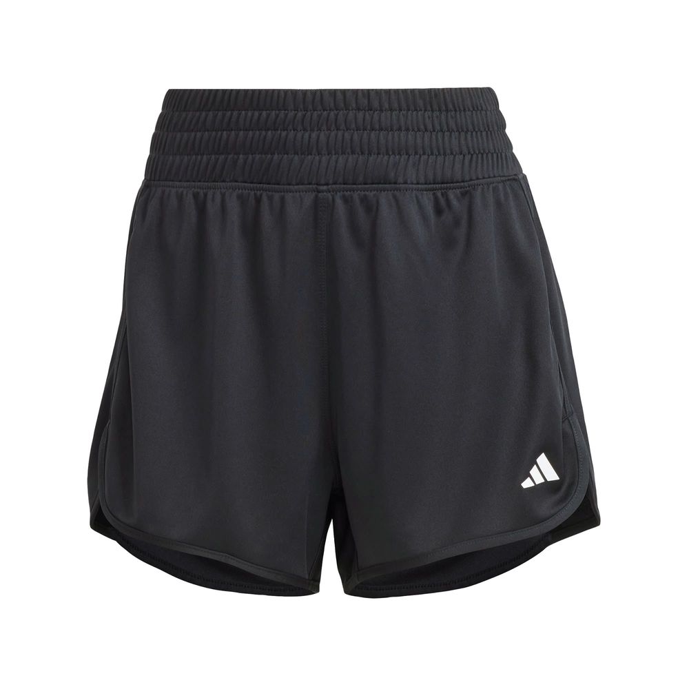 Foto 2 pulgar | Shorts Pacer Essentials Tejidos Corte Alto Adidas Negro Mujer