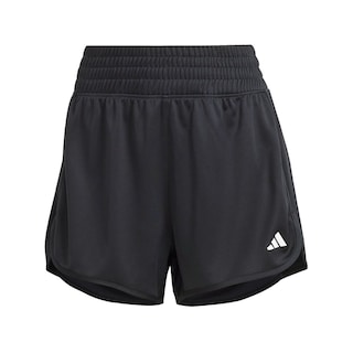Foto 1 | Shorts Pacer Essentials Tejidos Corte Alto Adidas Negro Mujer