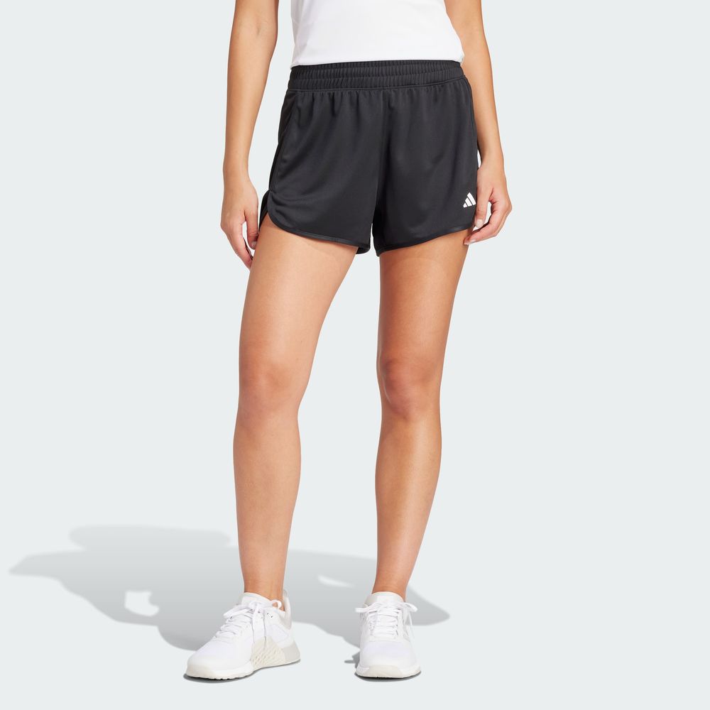 Foto 5 pulgar | Shorts Pacer Essentials Tejidos Corte Alto Adidas Negro Mujer