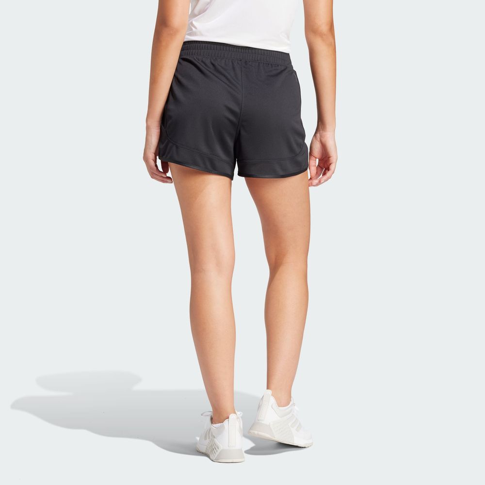 Foto 6 pulgar | Shorts Pacer Essentials Tejidos Corte Alto Adidas Negro Mujer