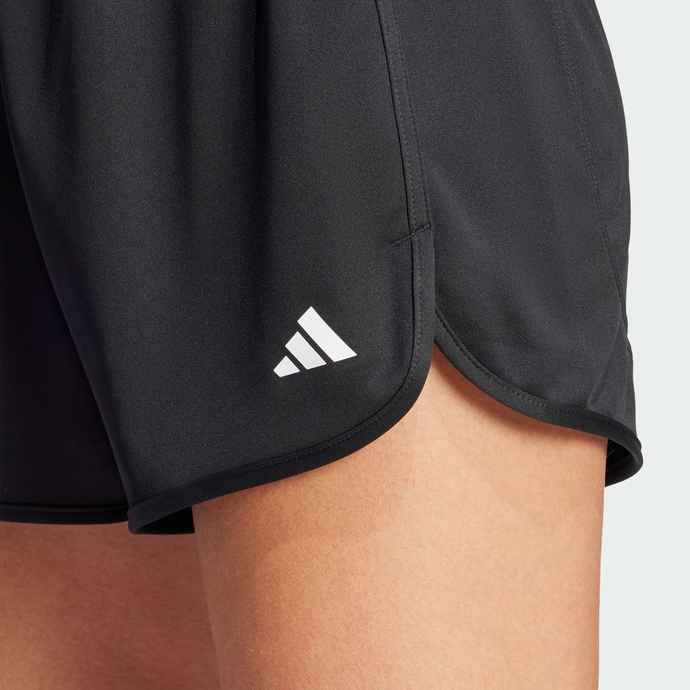 Foto 9 pulgar | Shorts Pacer Essentials Tejidos Corte Alto Adidas Negro Mujer