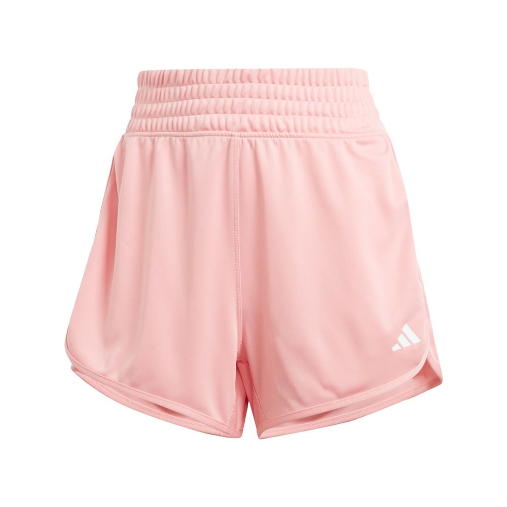 Foto 2 pulgar | Shorts Pacer Essentials Tejidos Corte Alto Adidas Rosa Mujer