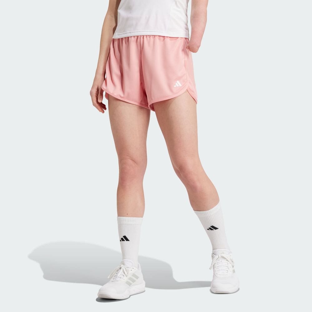 Foto 5 pulgar | Shorts Pacer Essentials Tejidos Corte Alto Adidas Rosa Mujer