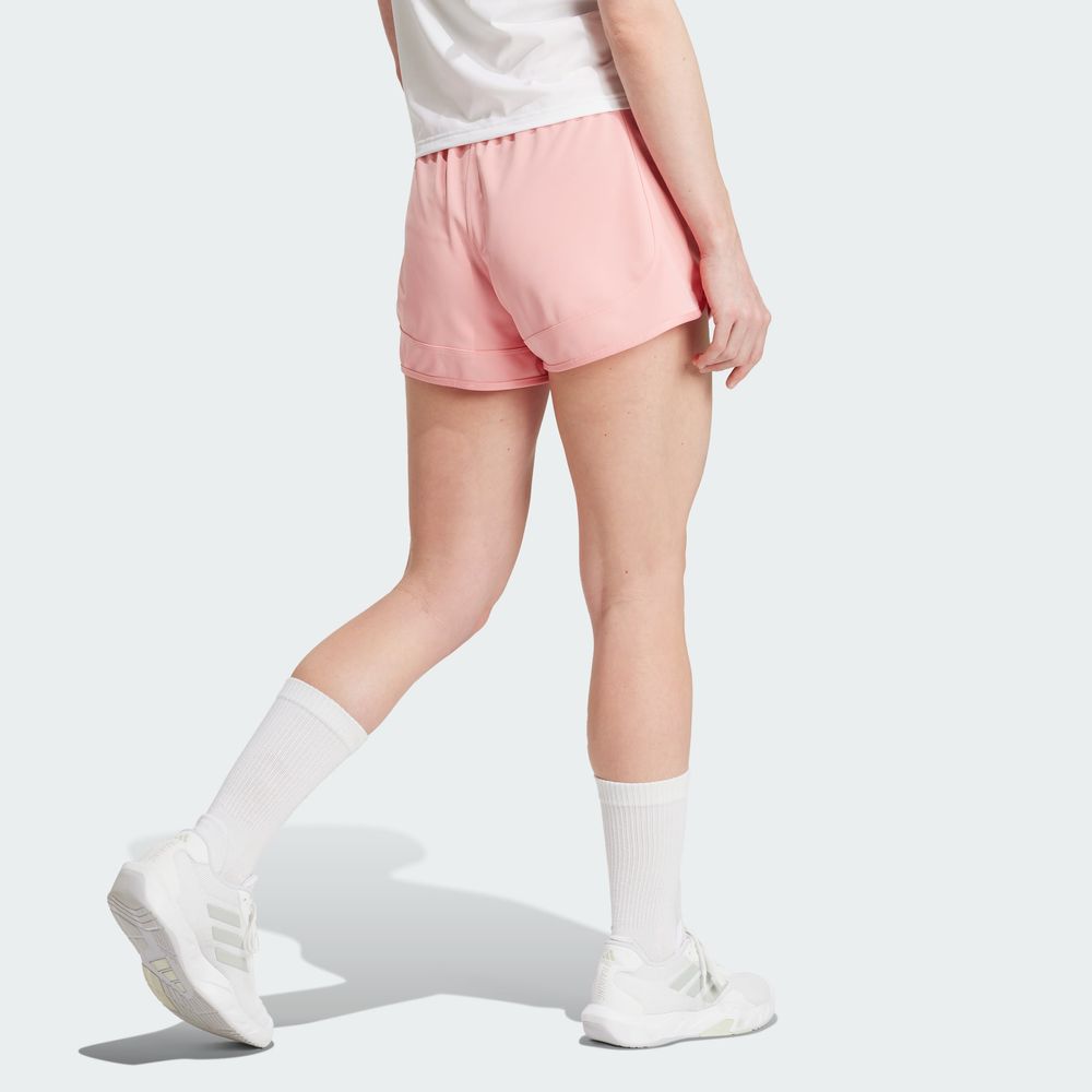 Foto 6 pulgar | Shorts Pacer Essentials Tejidos Corte Alto Adidas Rosa Mujer