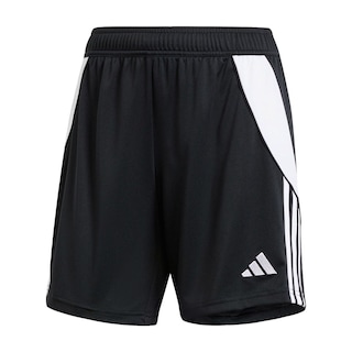 Foto 1 | Shorts Tiro 24 Adidas Negro Mujer