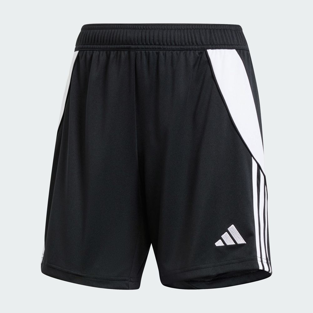 Foto 3 | Shorts Tiro 24 Adidas Negro Mujer