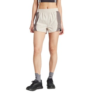 Foto 2 | Shorts Own The Run Base Aeroready Adidas Café Mujer