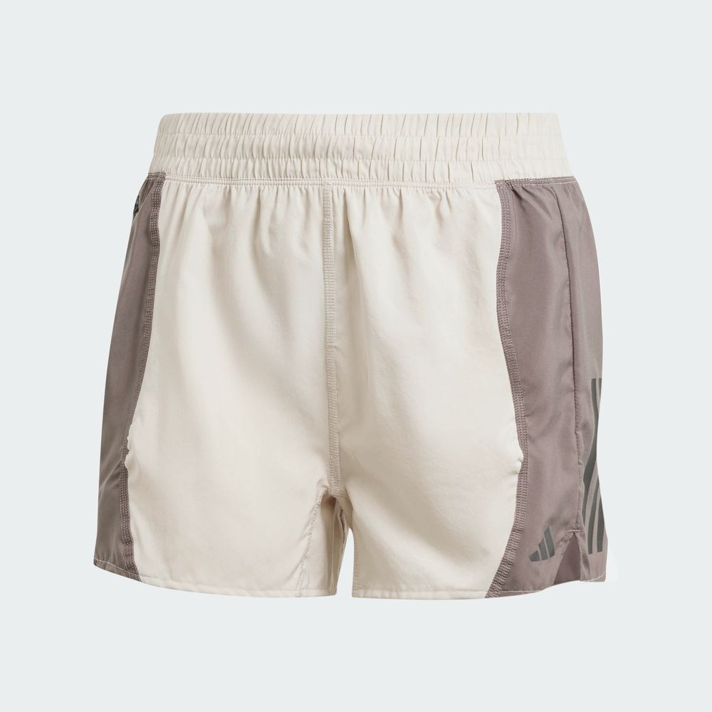 Foto 3 | Shorts Own The Run Base Aeroready Adidas Café Mujer