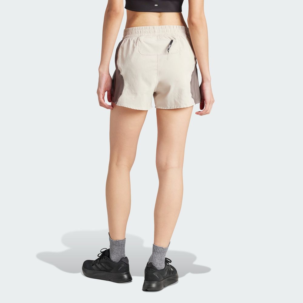 Foto 6 pulgar | Shorts Own The Run Base Aeroready Adidas Café Mujer